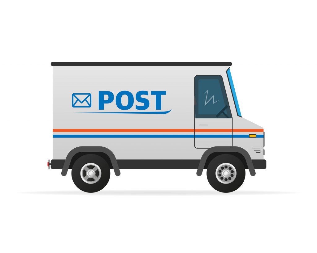 US Mail truck