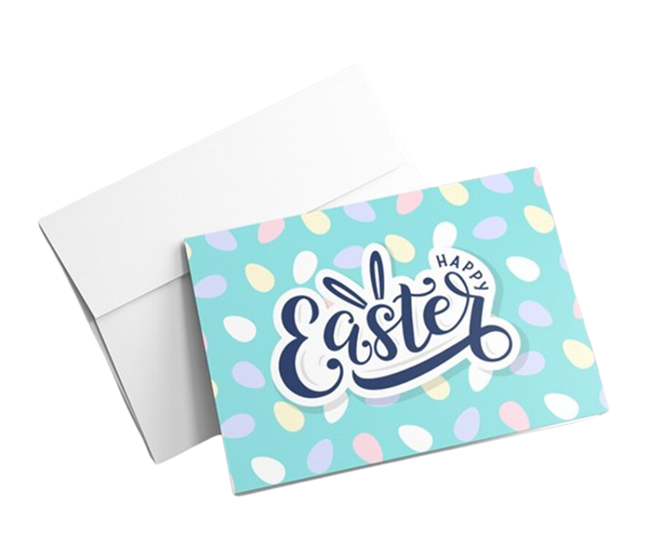 Colorful easter card from Brookhollow