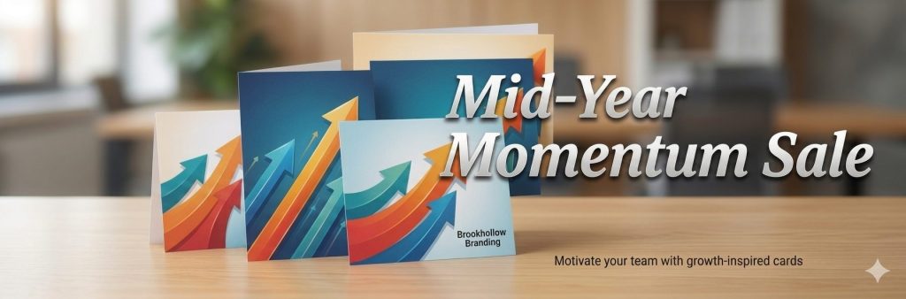 Greeting cards with ascending arrows for momentum sale