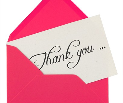 Great reasons to send a thank you card
